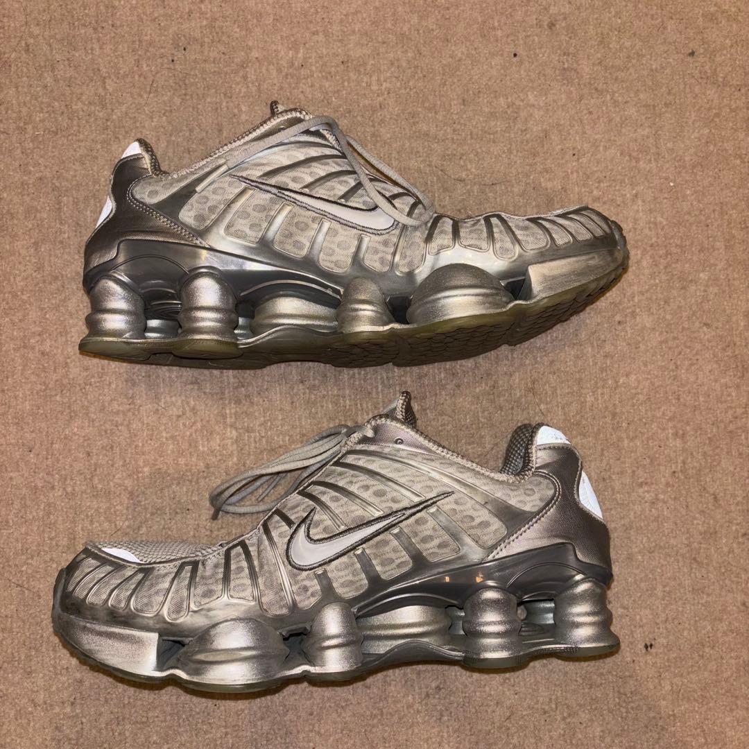 靴 Nike shox tl silver 28cm