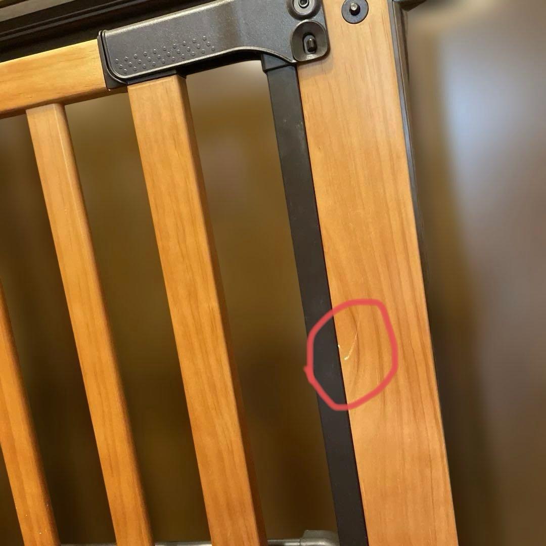 日本育児 木製 パーテーション FLEX-W 400 ブラウン ベビーゲート