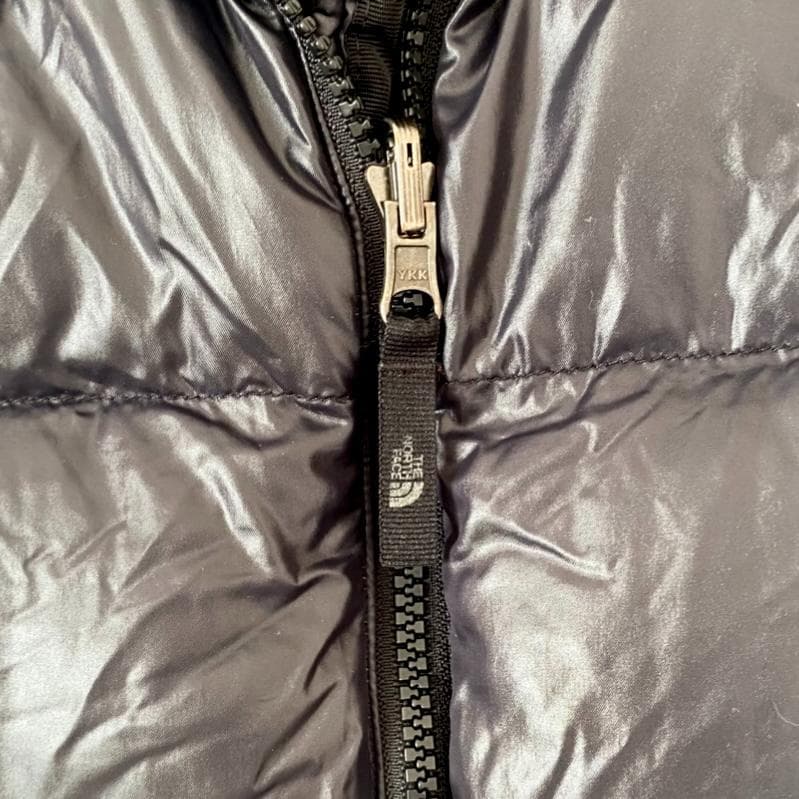 美品 THE NORTH FACE ダウンベスト ナイロン ブラック L 700