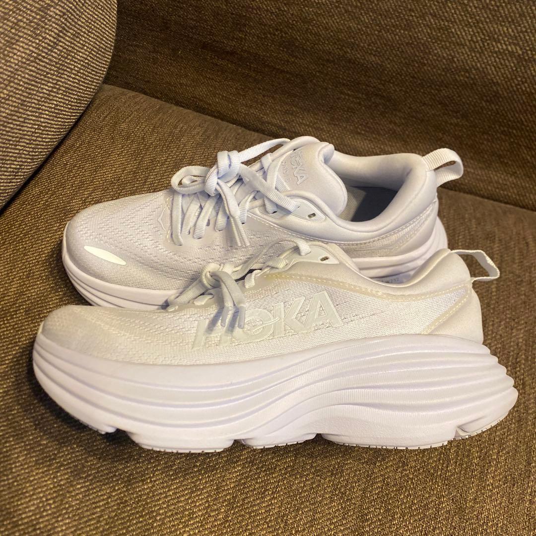 HOKA BONDI 8 ホワイト 23cm 未使用