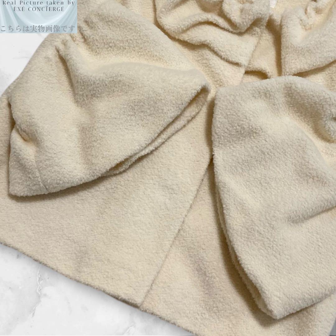 値下げ依頼品 4298 シズカコムロ シャギー ケープボレロショートコート