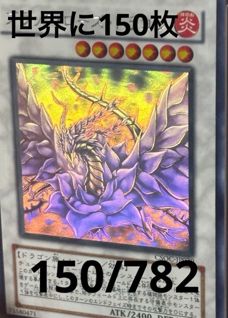 夜*詩様 遊戯王 ブラックローズドラゴン ホロ PSA10 取得率難 貴重