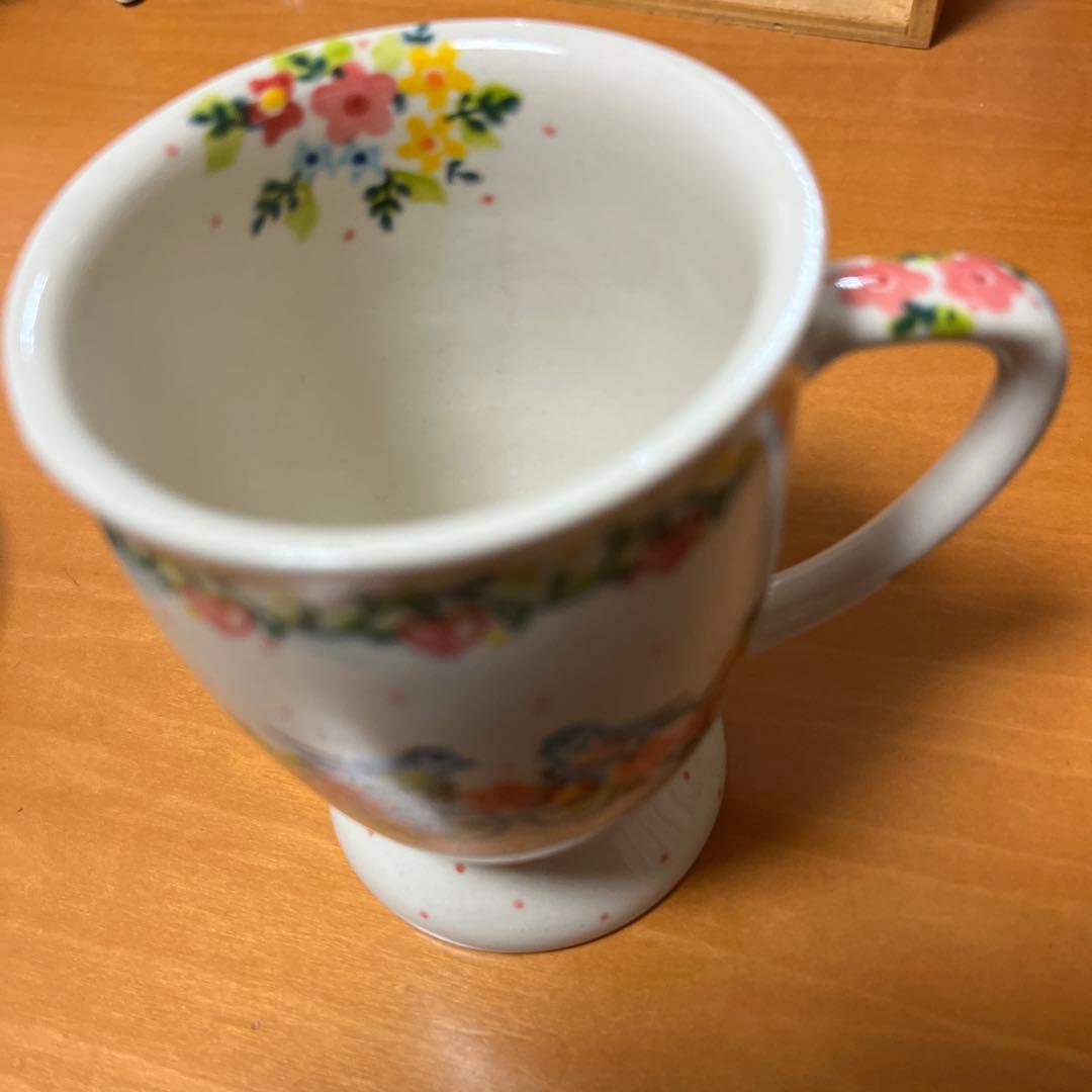 ポーリッシュポタリー VENA マグカップ、ラウンドディッシュ