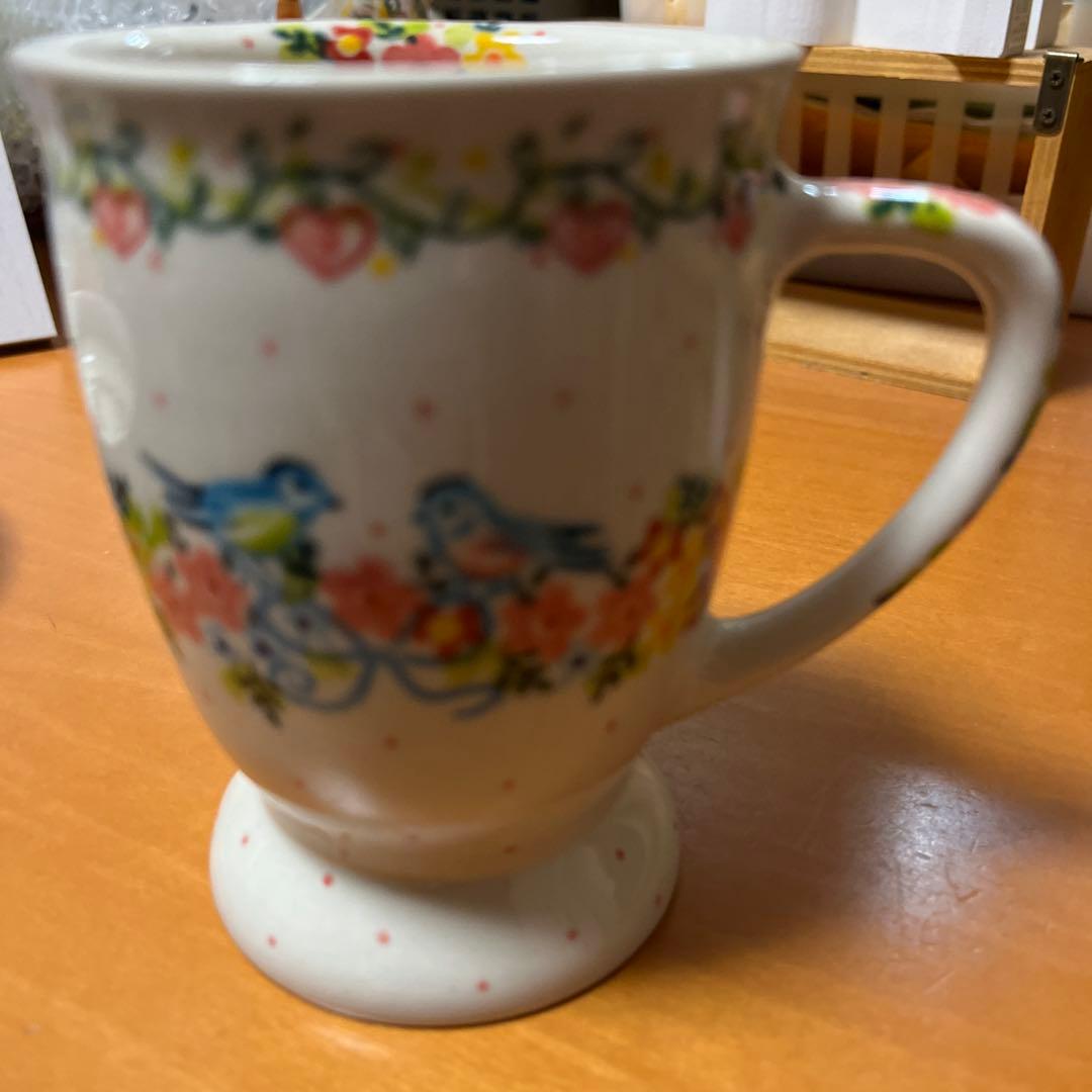 ポーリッシュポタリー VENA マグカップ、ラウンドディッシュ