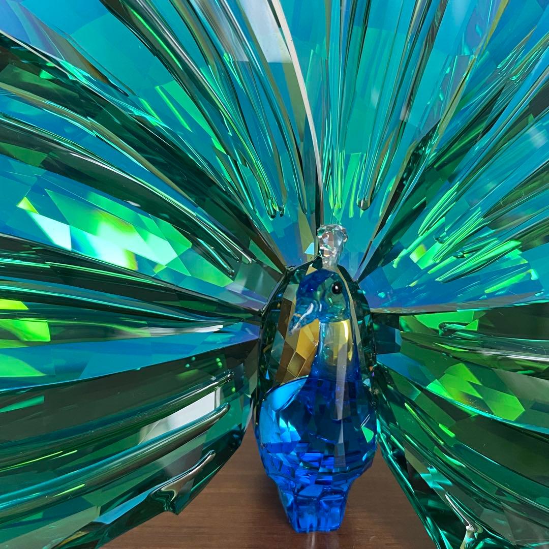 SWAROVSKI スワロフスキー クリスタル ピーコック 孔雀 2015年