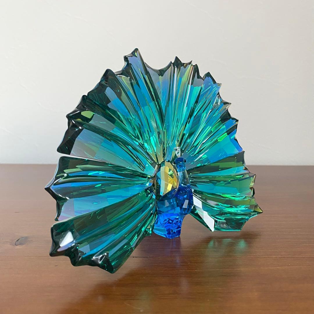 SWAROVSKI スワロフスキー クリスタル ピーコック 孔雀 2015年