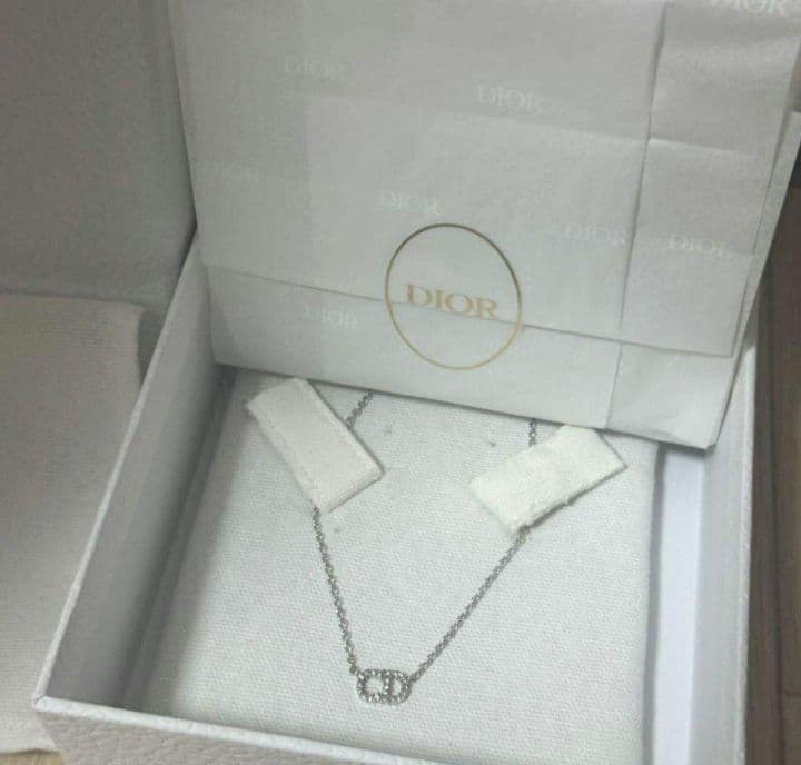 【Dior】ディオール　ネックレス　dior シルバー　ネックレス　DIOR