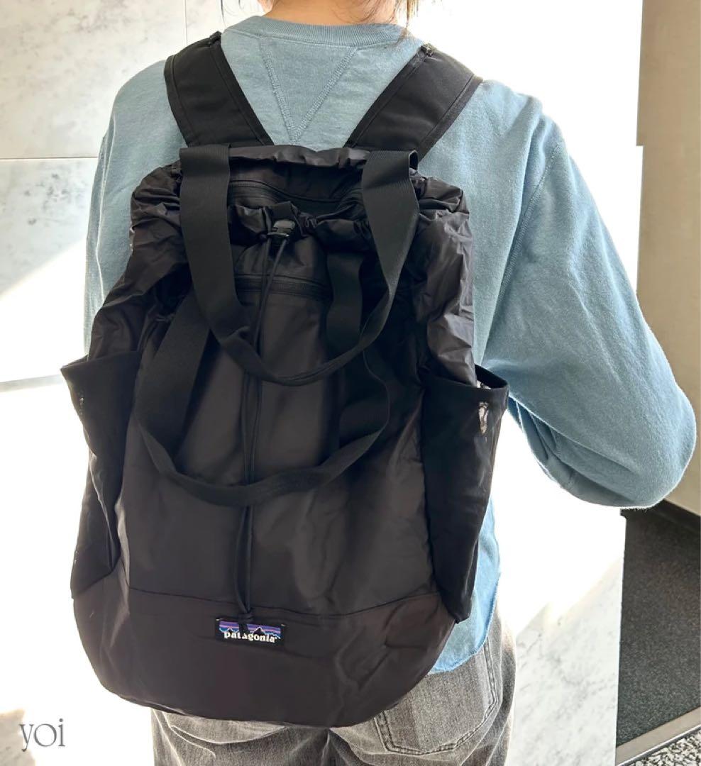 新品 patagonia Terravia Tote Pack ブラック 24L