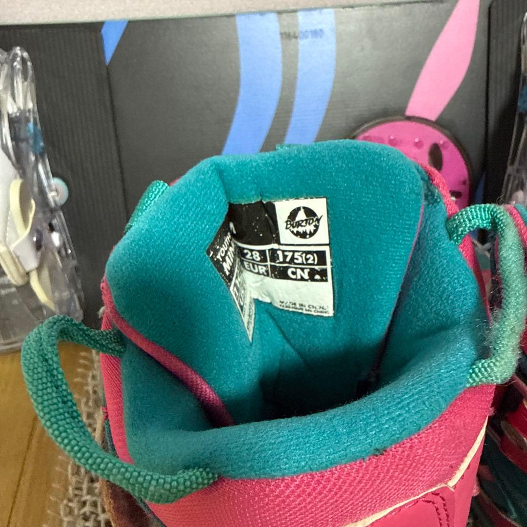 バートンのキッズスノーボード　100センチセット