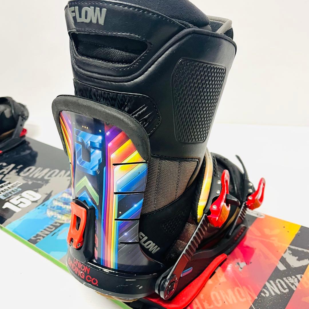 サロモン　ユニオン　スノボ3点セット　スノーボード　キャンバー　SALOMON