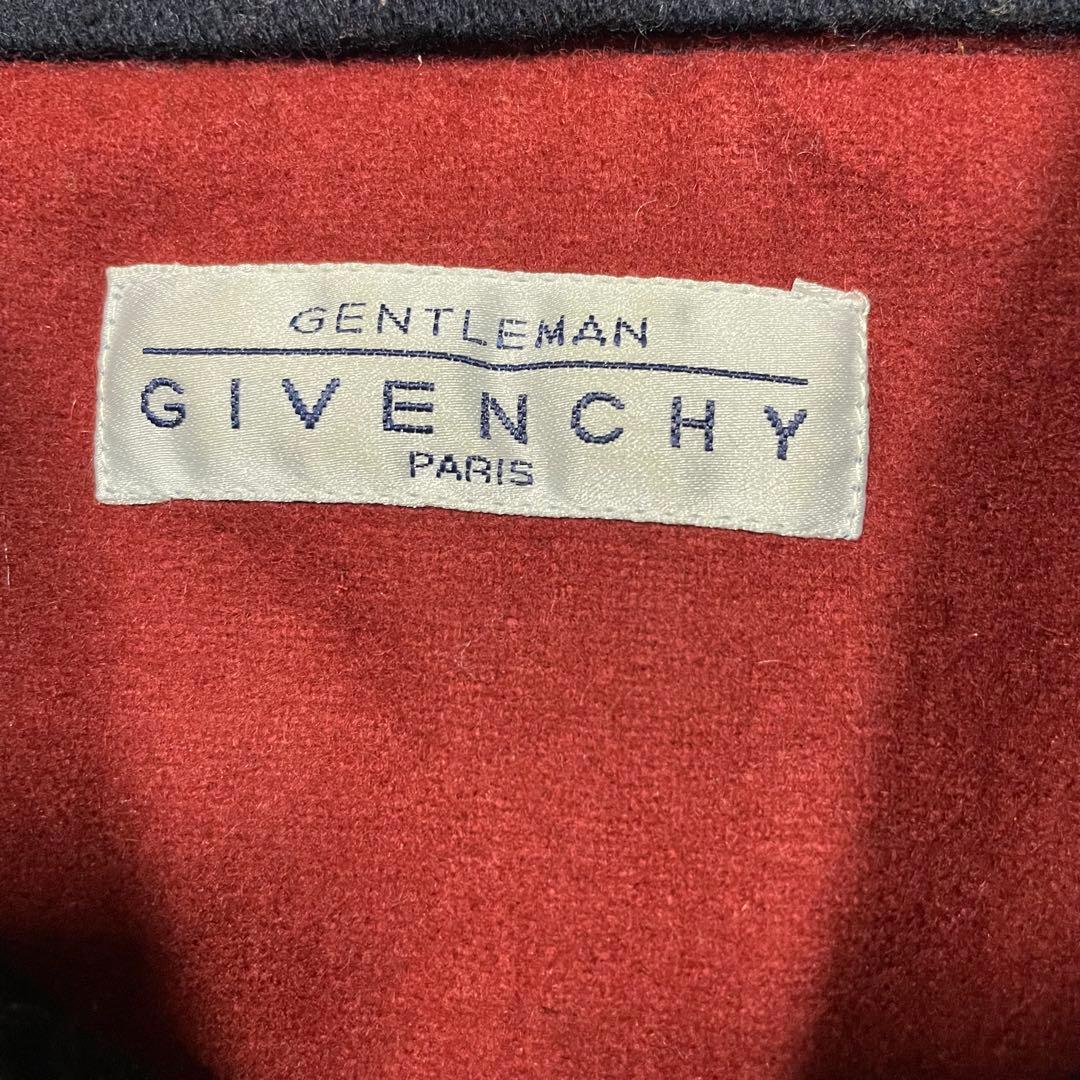 90s ジバンシィGIVENCHY PARIS クレスト刺繍 ラガー スウェット