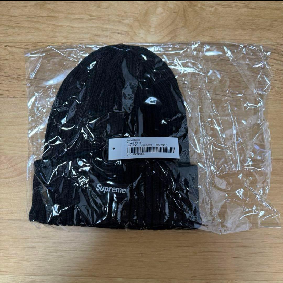 supreme beanie over Dyed シュプリームビーニーblack