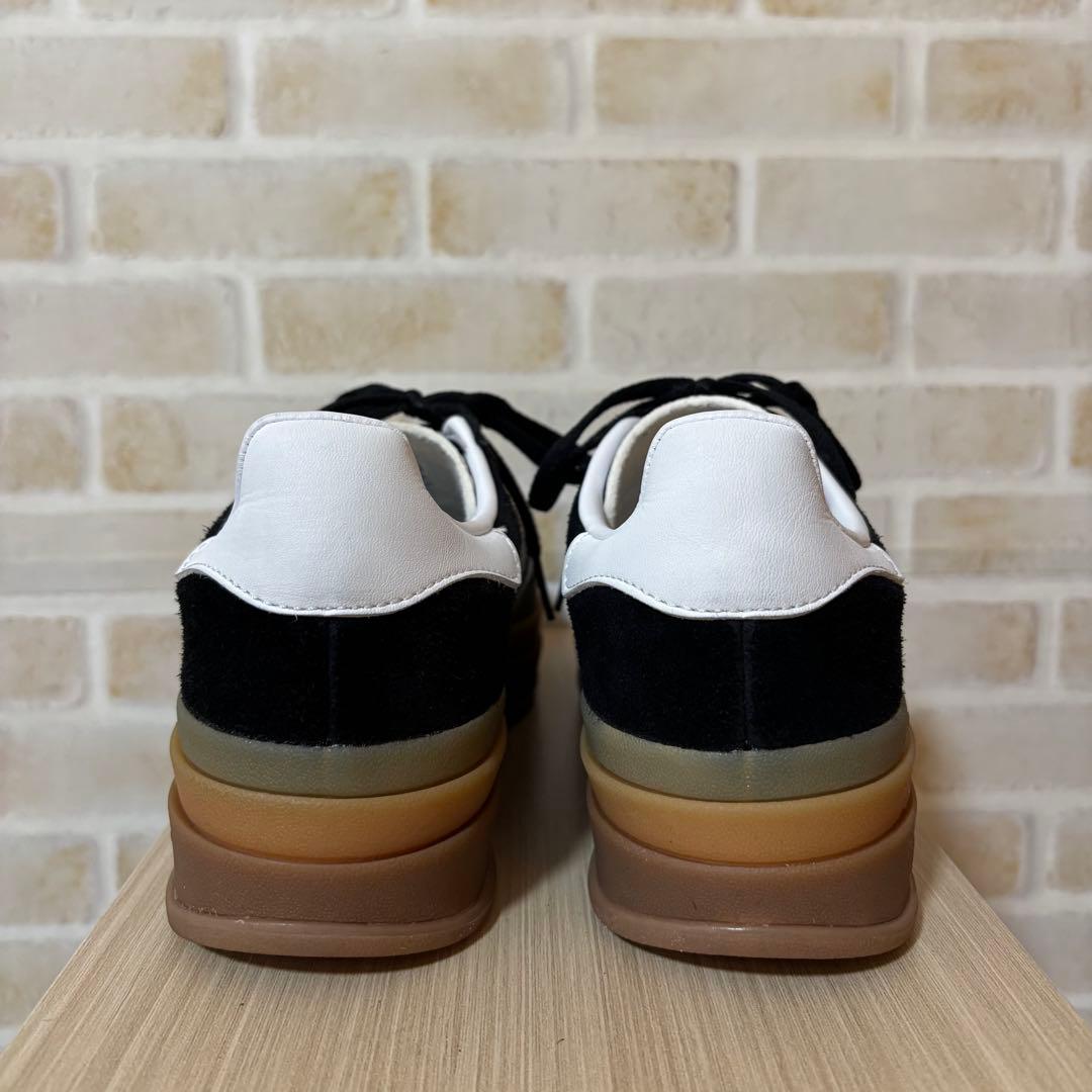 ガゼルボールド / Gazelle Bold / ブラック×ホワイト/24cm