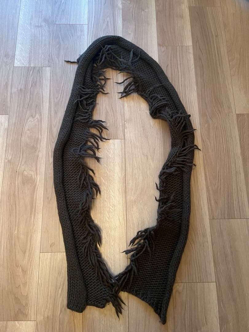 DRIES VAN NOTEN ニットロングマフラー　ドリスヴァンノッテン