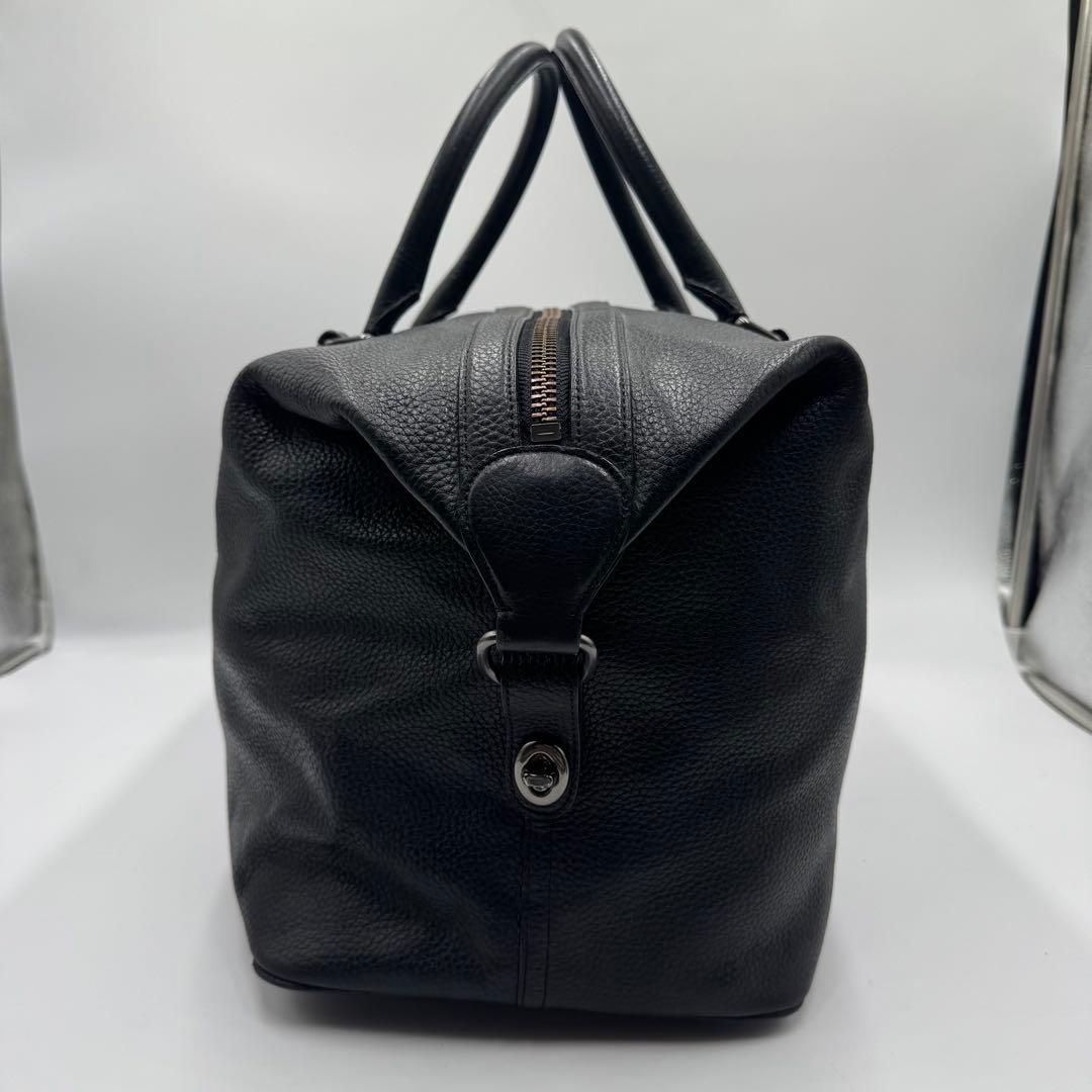 極美品✨コーチ ボストンバッグ 2way ターンロック 旅行 レザー ブラック