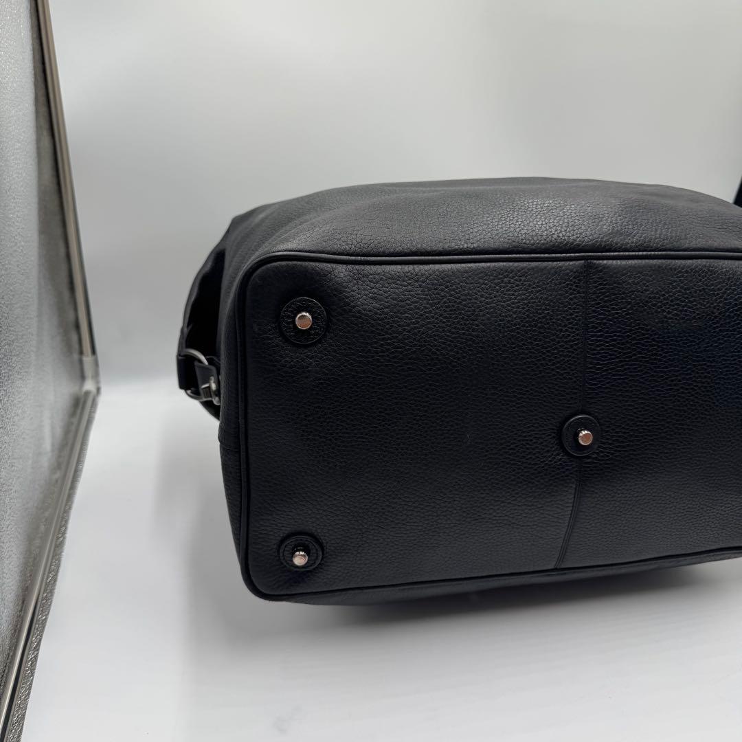 極美品✨コーチ ボストンバッグ 2way ターンロック 旅行 レザー ブラック