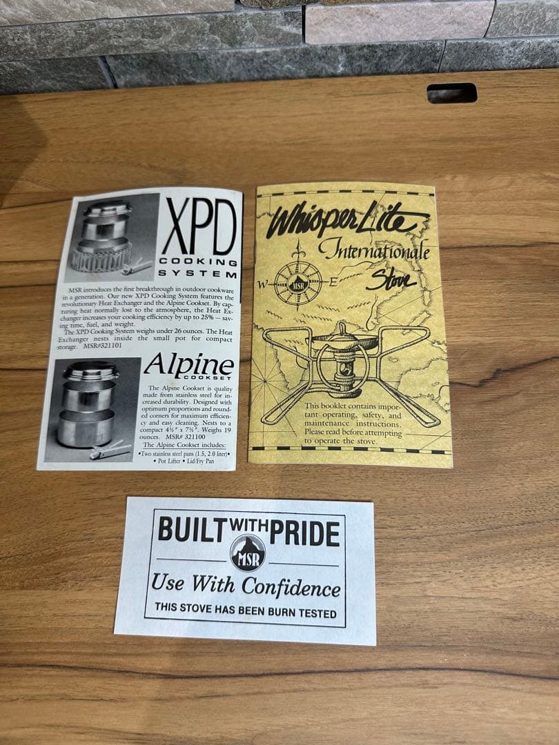 未使用⭐︎初代 MSR Whisperlite International