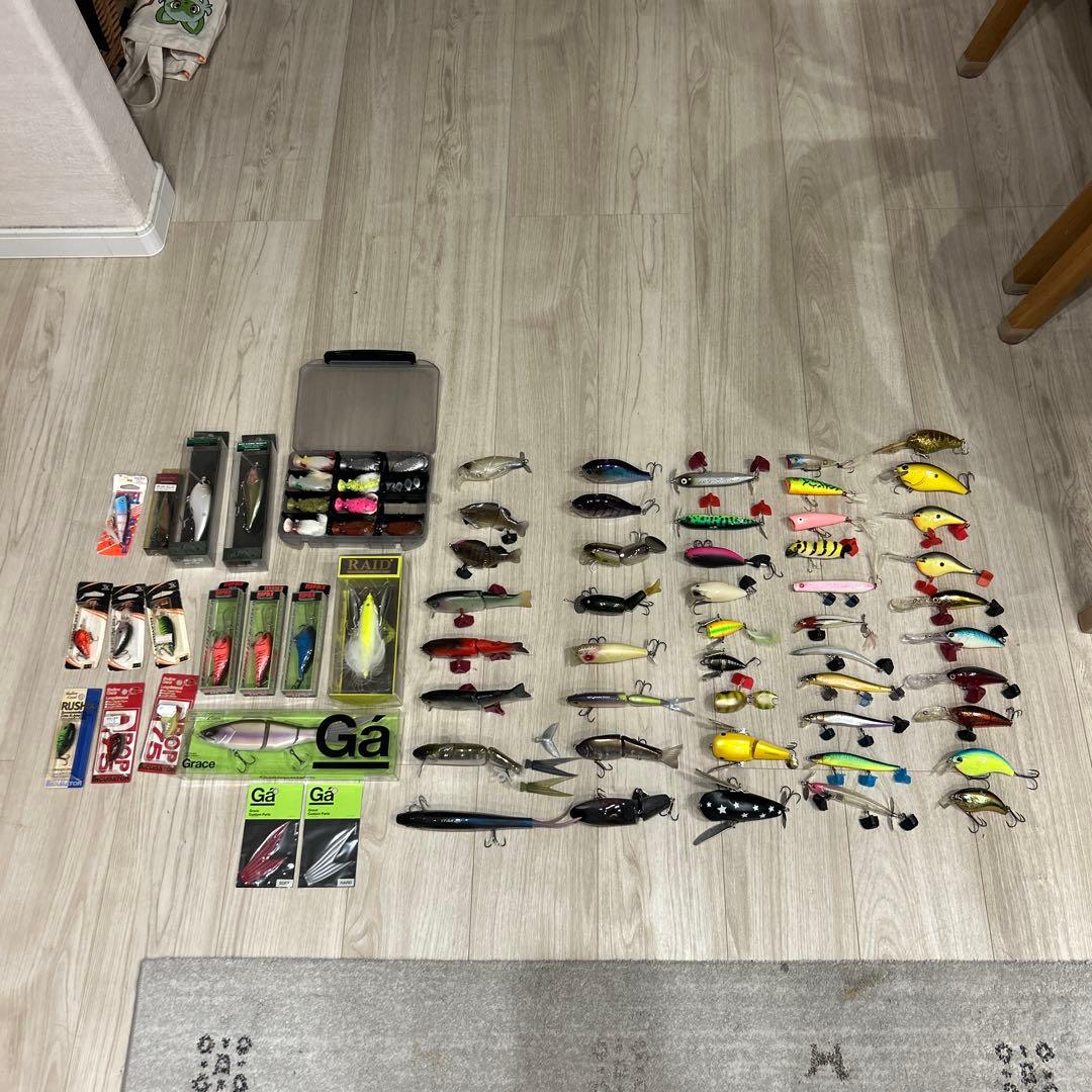 バス用釣り　ルアー　72個