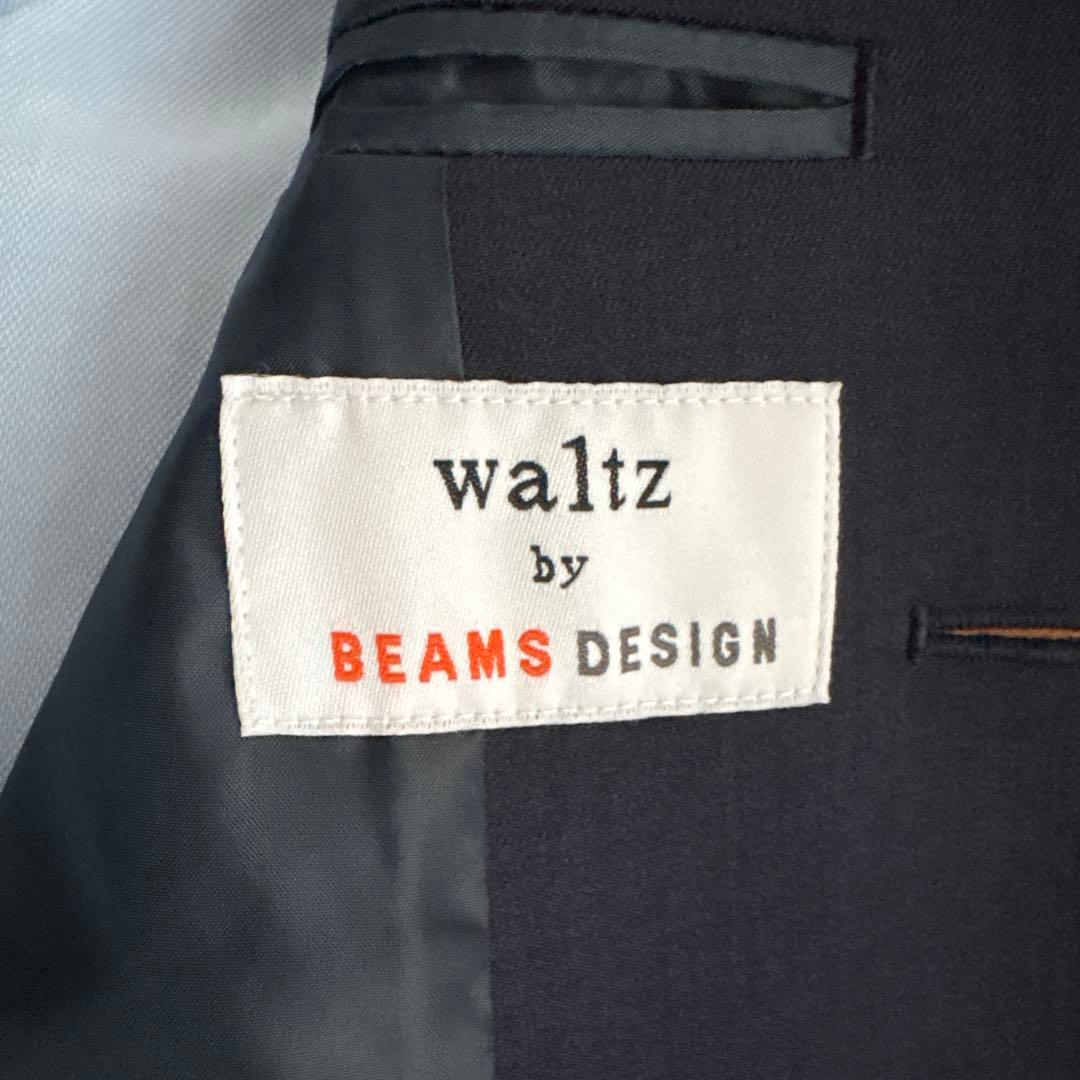 waltz by BEAMS DESIGNネイビースーツポケットチーフ付160