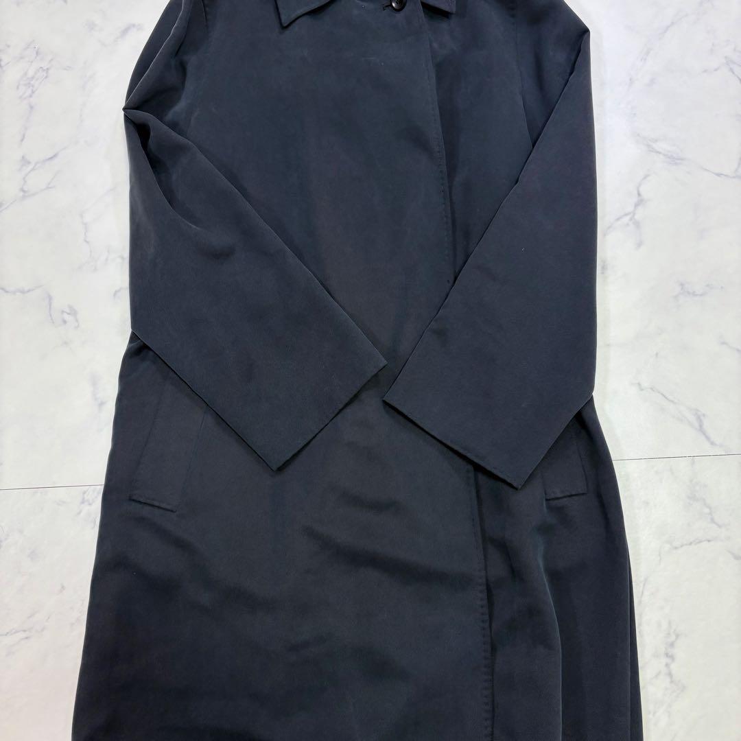 Max Mara ステンカラーコート ウエストベルト付き ダークグレー M 38