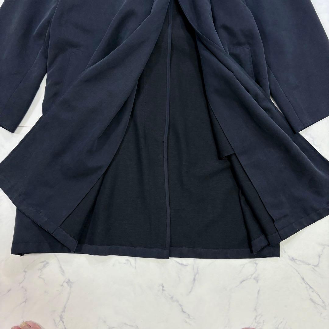 Max Mara ステンカラーコート ウエストベルト付き ダークグレー M 38