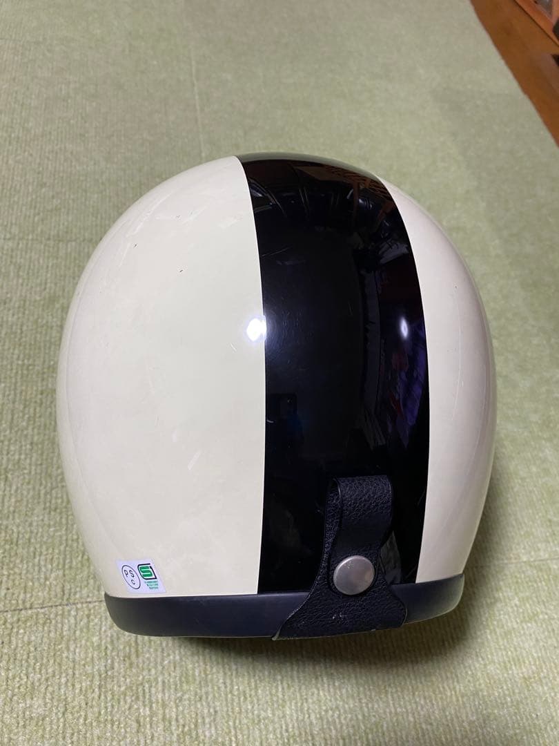 【人気カラー】BUCO ブッコ アイボリーブラックジェットヘルメット Lサイズ