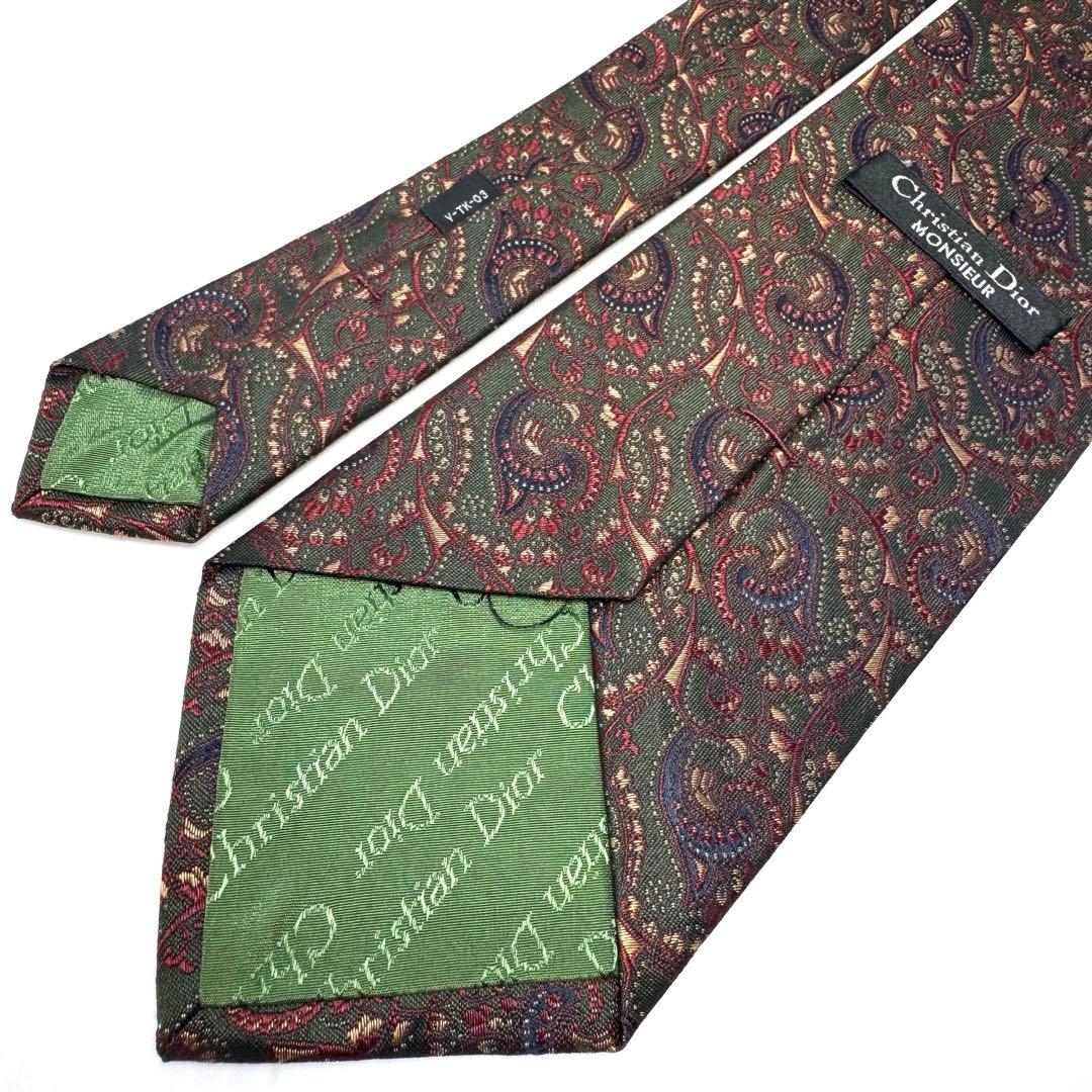 新品未使用 ChristianDior ディオール ネクタイ シルク100％