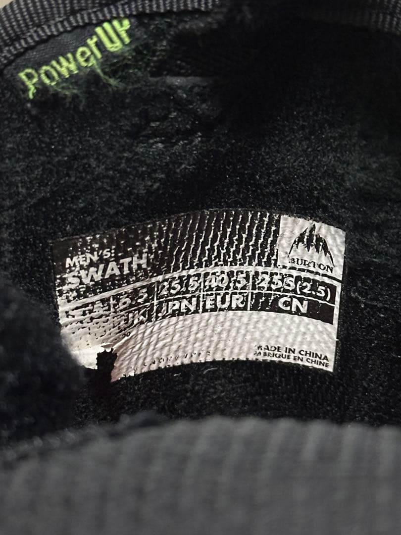 Burton SWATH スノーボードブーツ ブラック 25.5cm