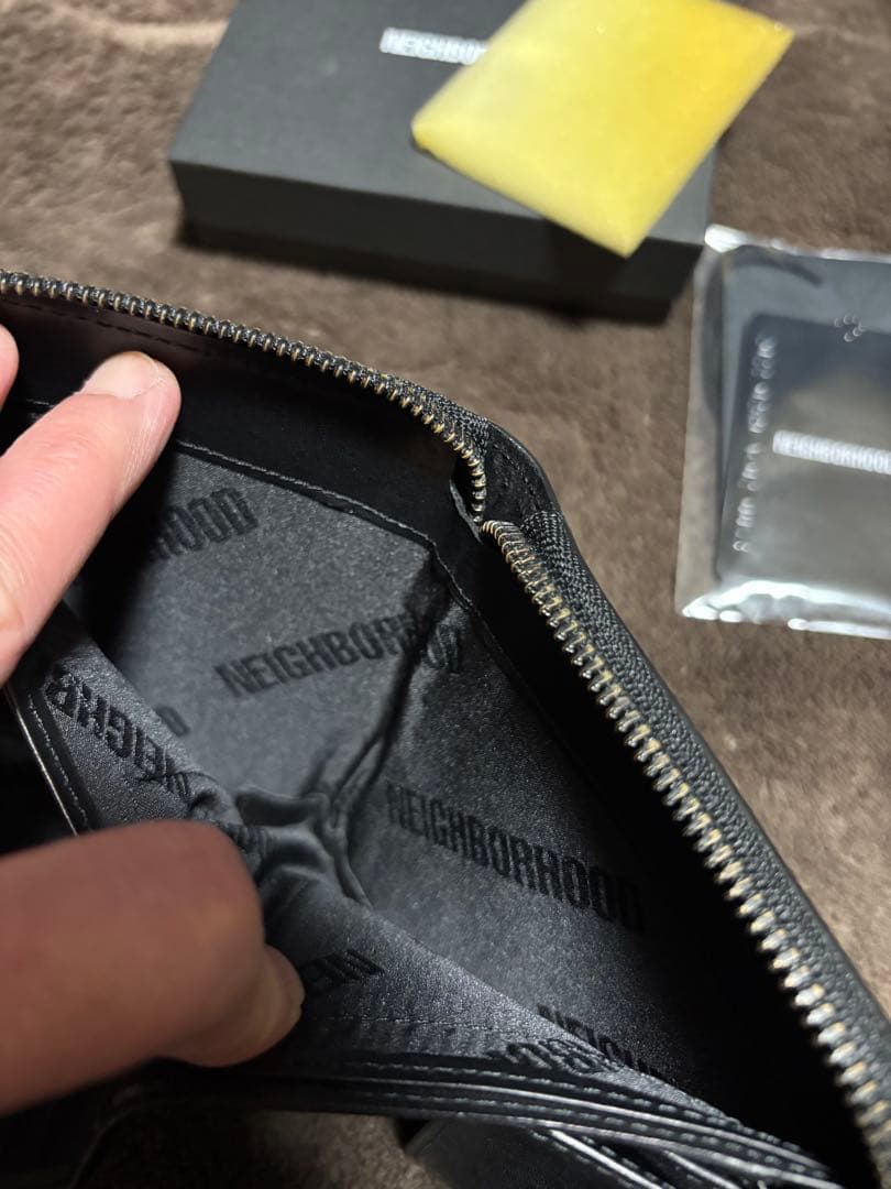 22AW NEIGHBORHOOD PORTER 財布 ウォレット 黒