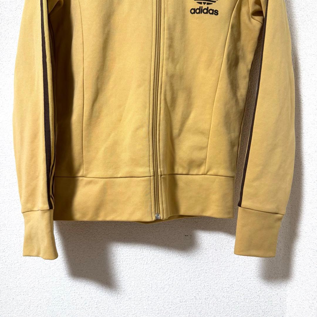 アディダス　ベッケンバウアー　万国旗タグ　トレフォイル　ベージュ　ブラウン　L