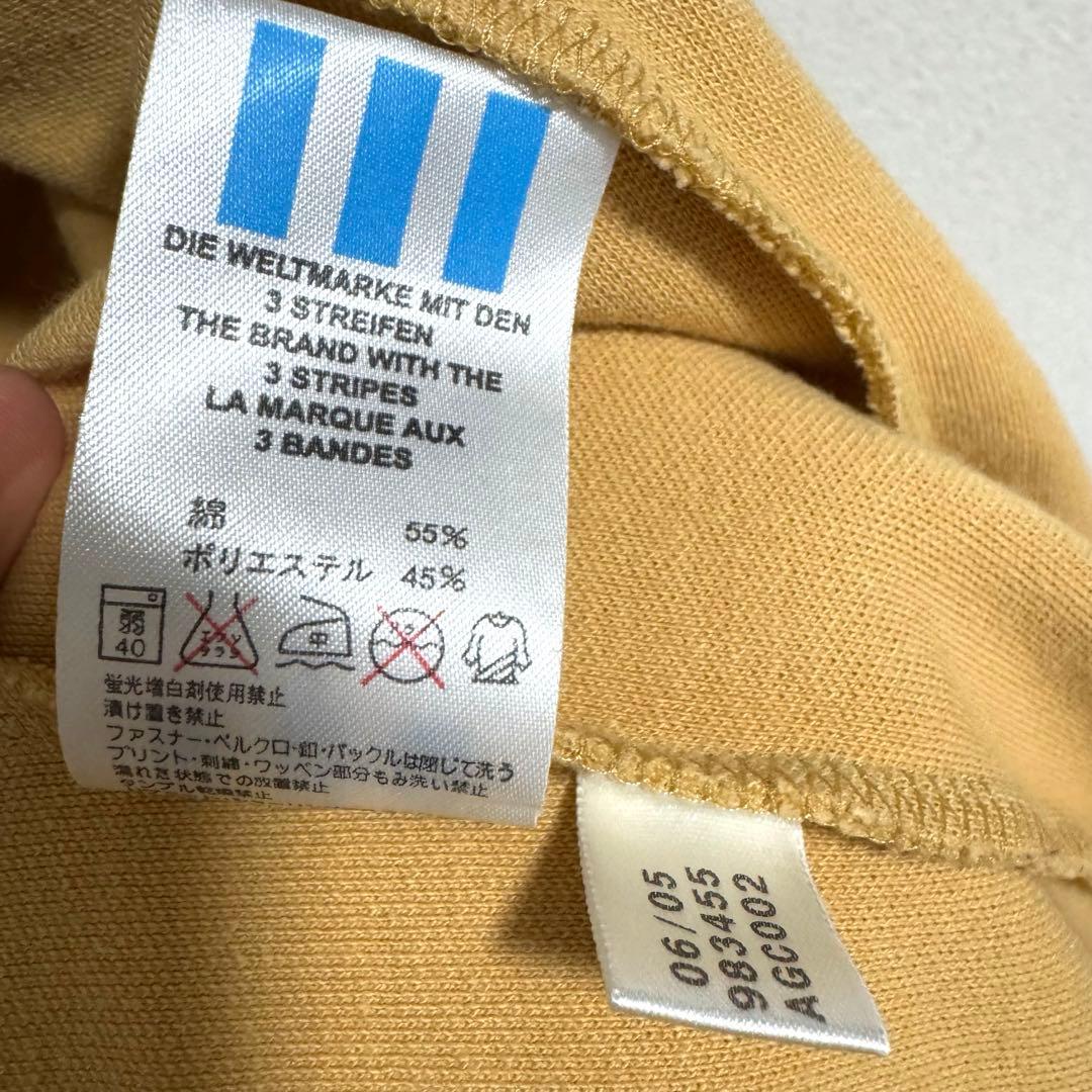 アディダス　ベッケンバウアー　万国旗タグ　トレフォイル　ベージュ　ブラウン　L