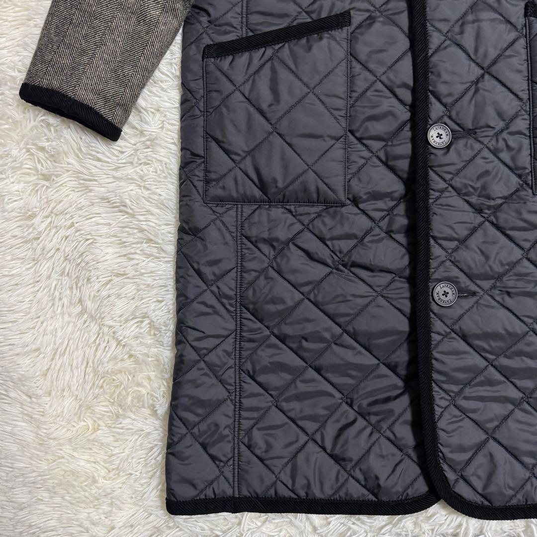 ブリティッシュメイド 別注 ラベンハム ケルトバーグ ファー 切替 コート