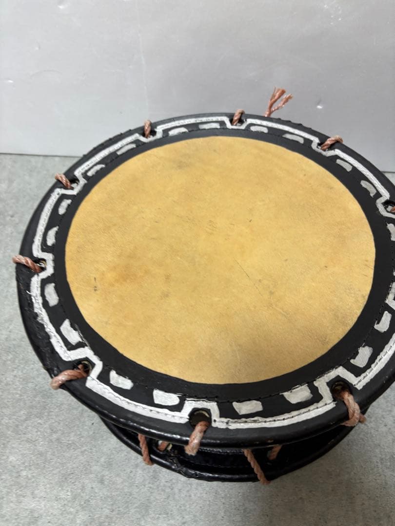 太鼓　2個セット　しめ縄？