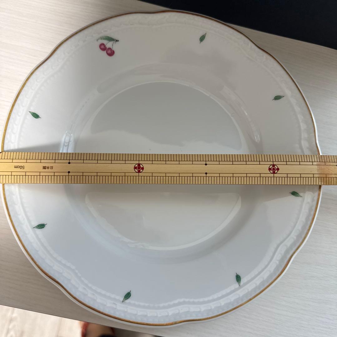 リチャードジノリ　ボンジョルノチェリー ディナープレート4枚　24cm