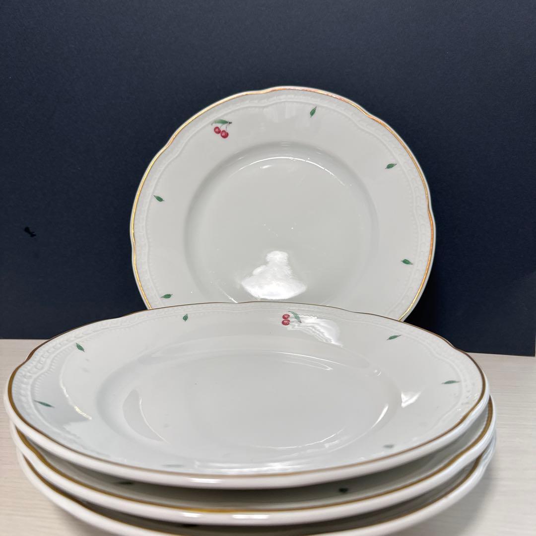 リチャードジノリ　ボンジョルノチェリー ディナープレート4枚　24cm