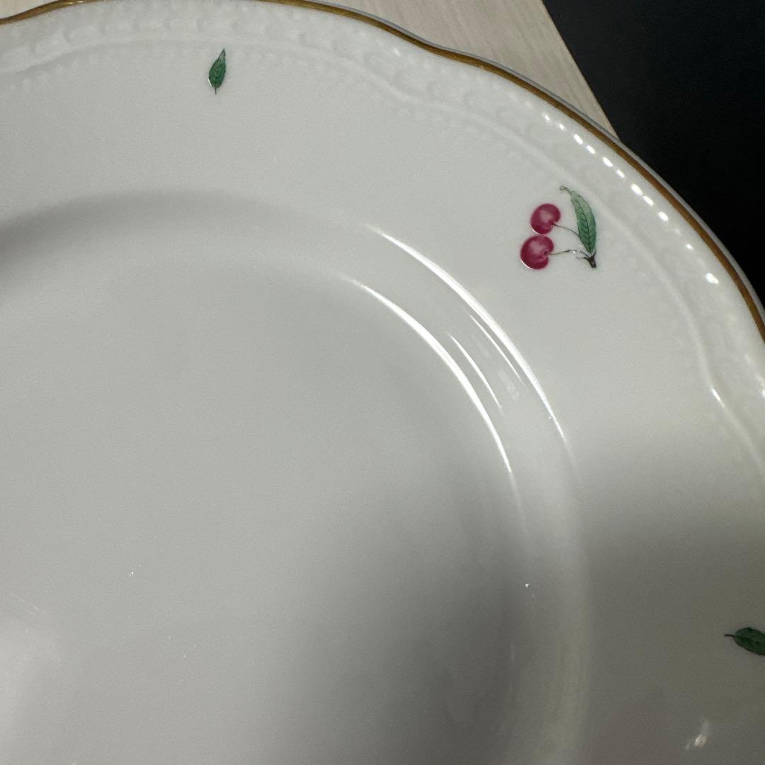 リチャードジノリ　ボンジョルノチェリー ディナープレート4枚　24cm