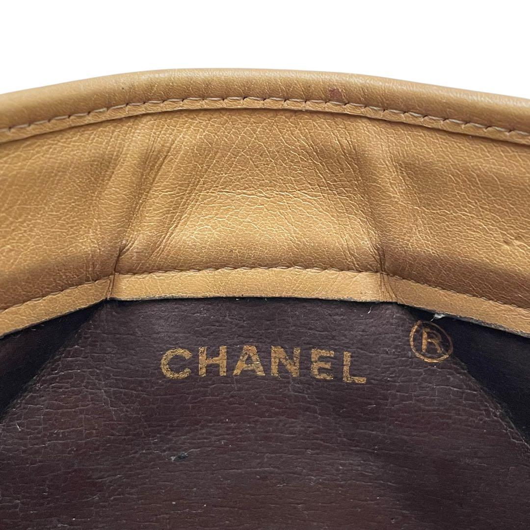 シャネル マトラッセ レザー ココマーク クラッチ セカンド ハンド バッグ