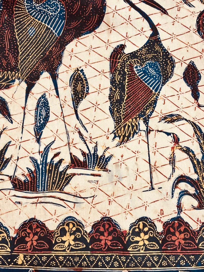 M*☆様 バティック名古屋帯 インドネシア