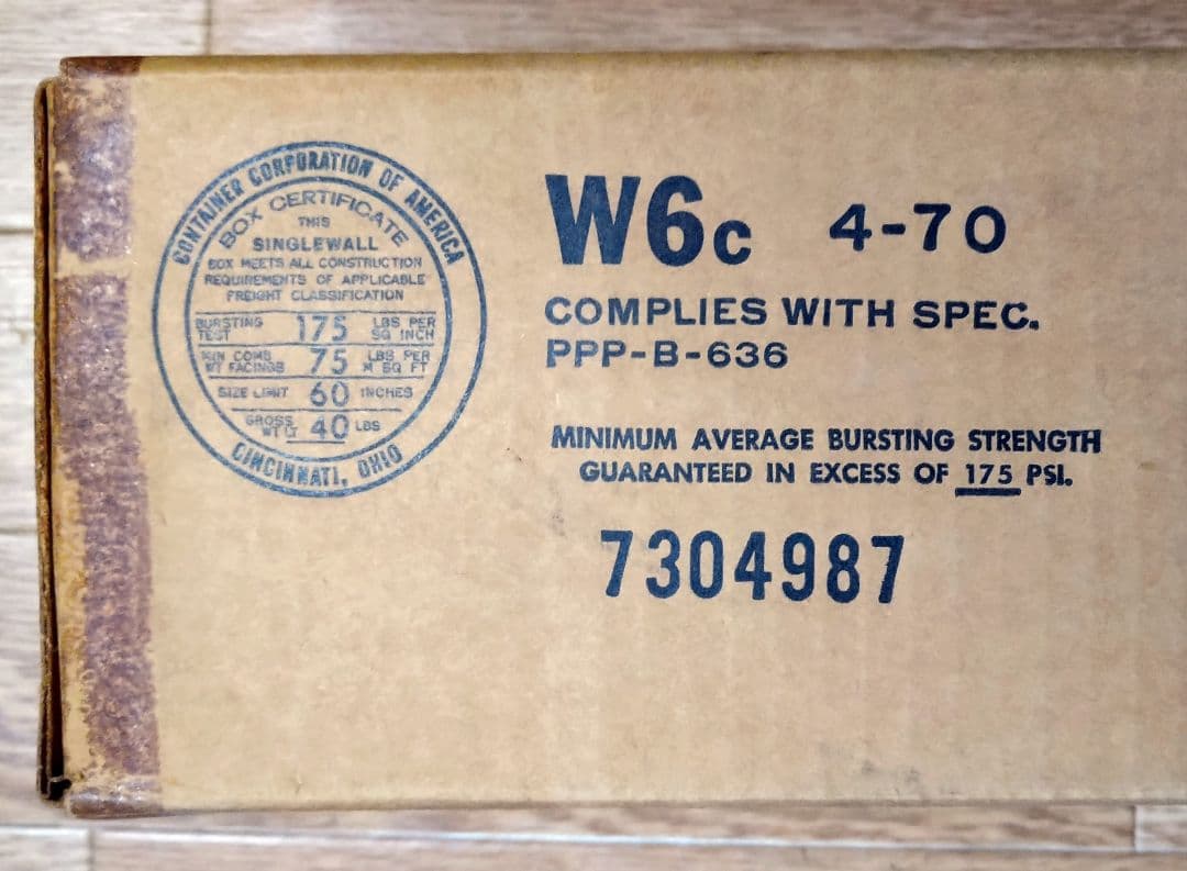 アメリカ軍実物　69年製　PRR-9受信機/PRT-4送信機