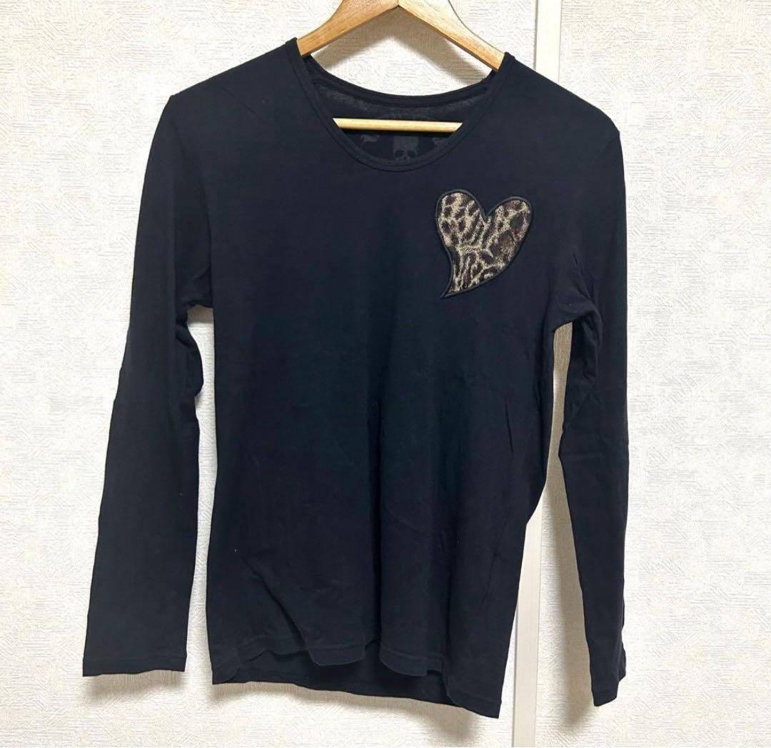 【美品】roen ロエン レオパード スカル ロンT サイズ46