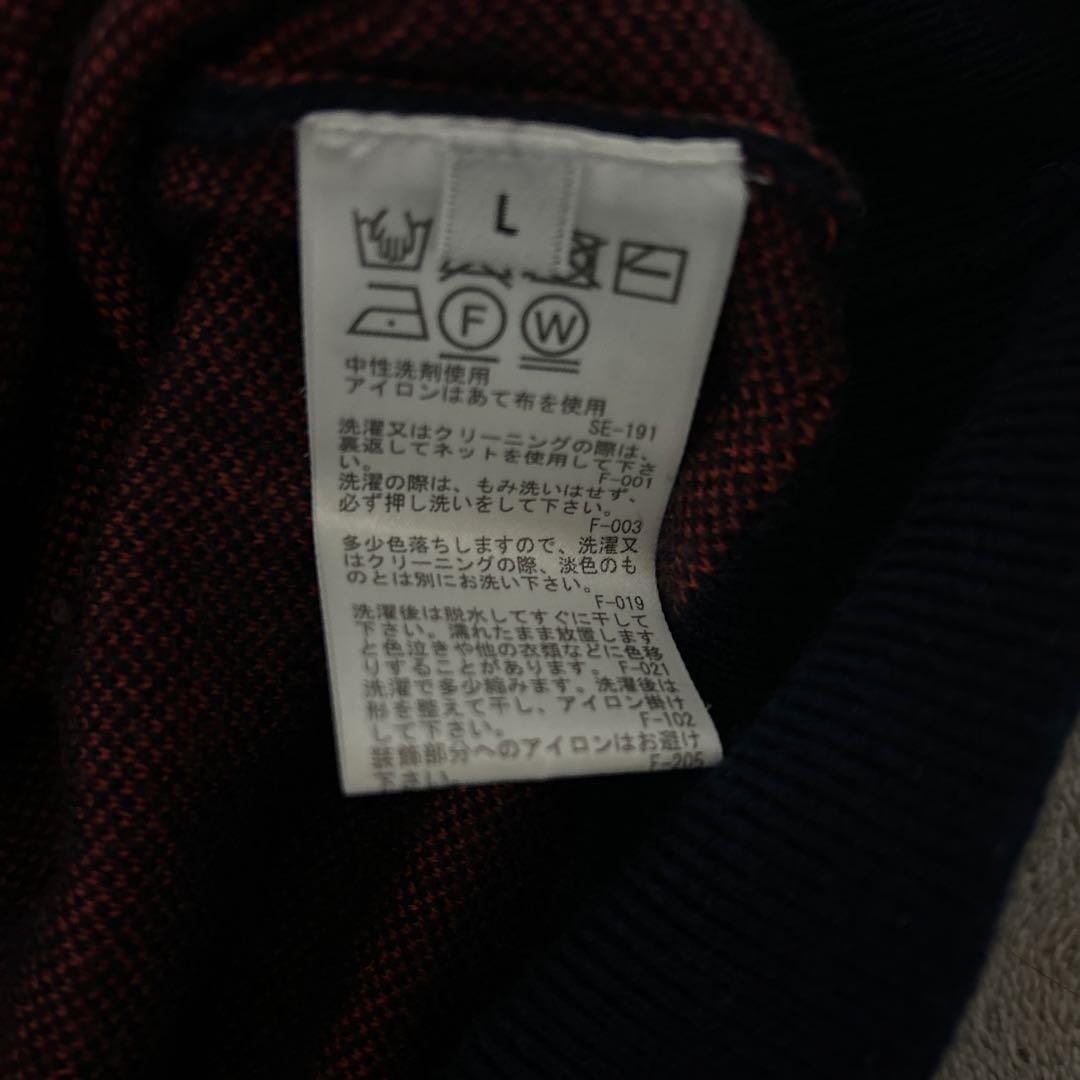 【美品】JUN&ROPE ネイビー ゴルフ セーター