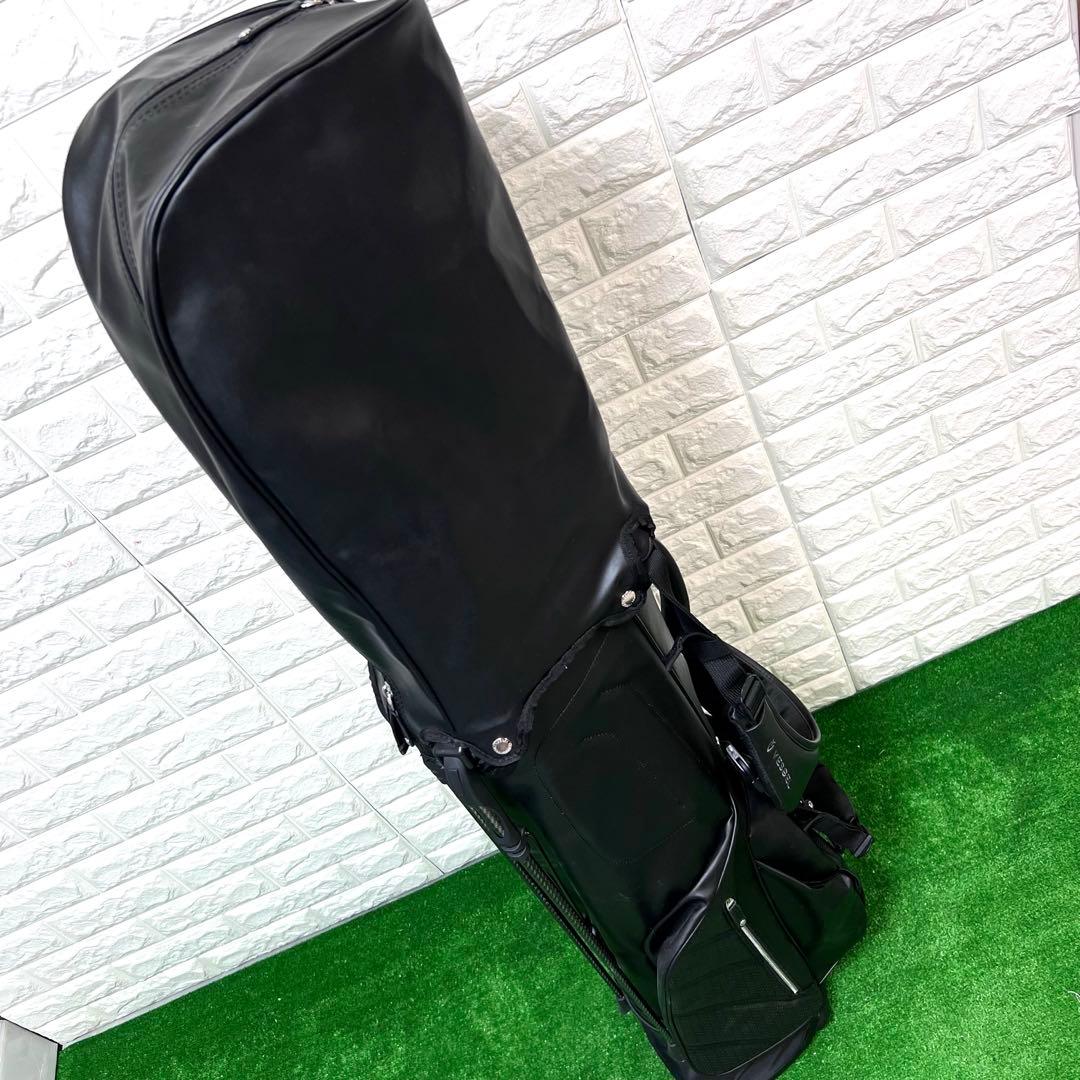 美品　Vessel スタンド式　キャディーバッグ　黒　良好　特価
