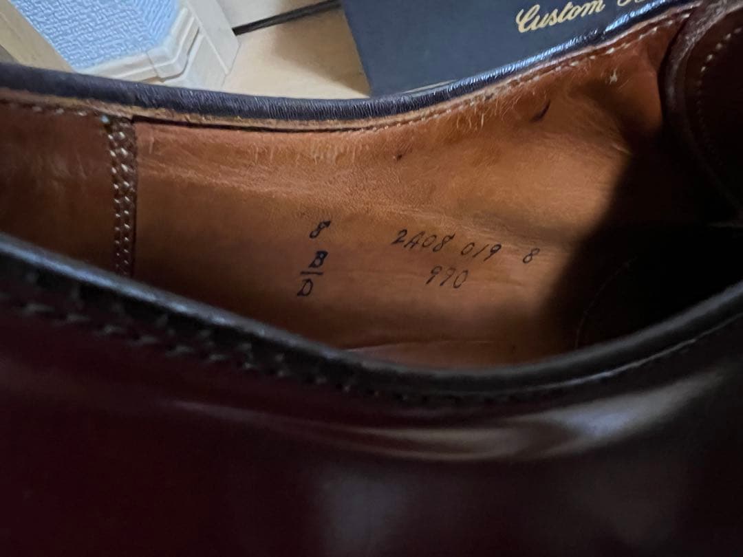 Alden オールデン 990 8D コードバン ♯8 バリーラスト