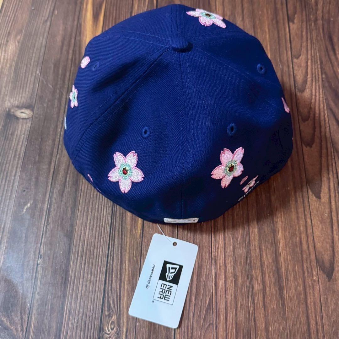 New Era 59キャップ ブルー7 3/8 ドジャース 村上隆