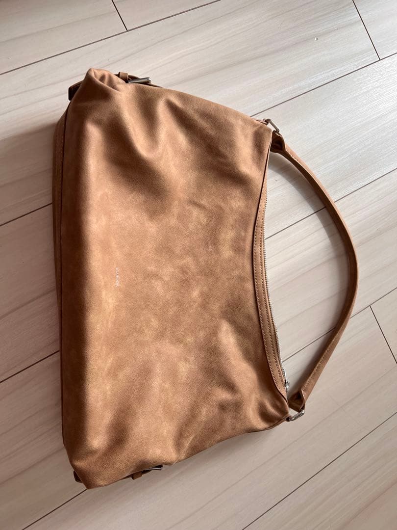 standoil♡スエード♡マッシュバッグキャメル