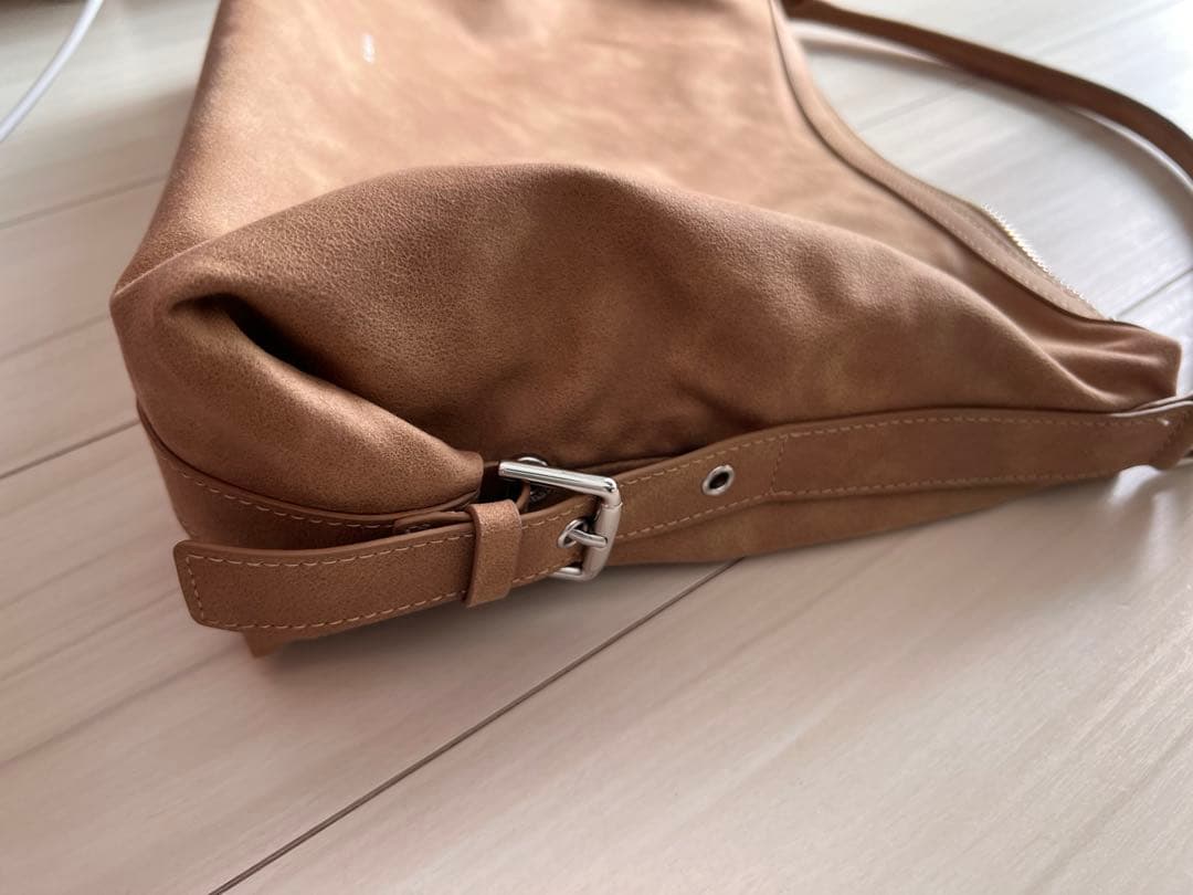 standoil♡スエード♡マッシュバッグキャメル