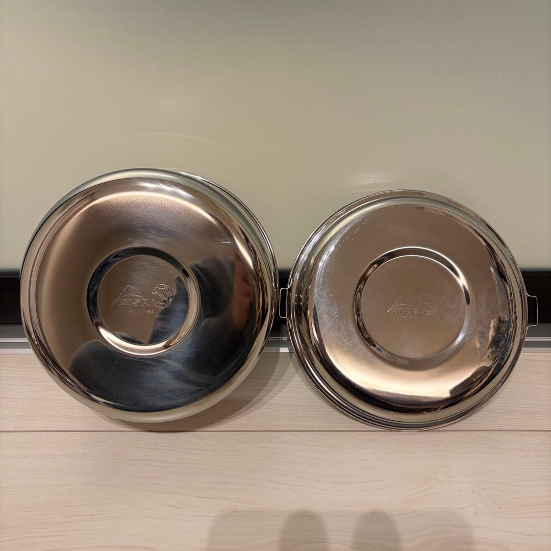 【美品】MSR アルパイン 4 ポットセット ステンレス クッカー