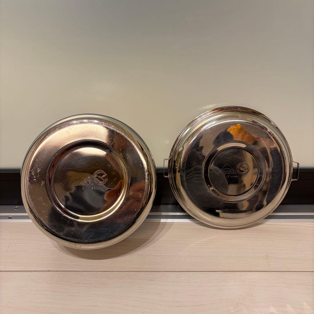 【美品】MSR アルパイン 4 ポットセット ステンレス クッカー