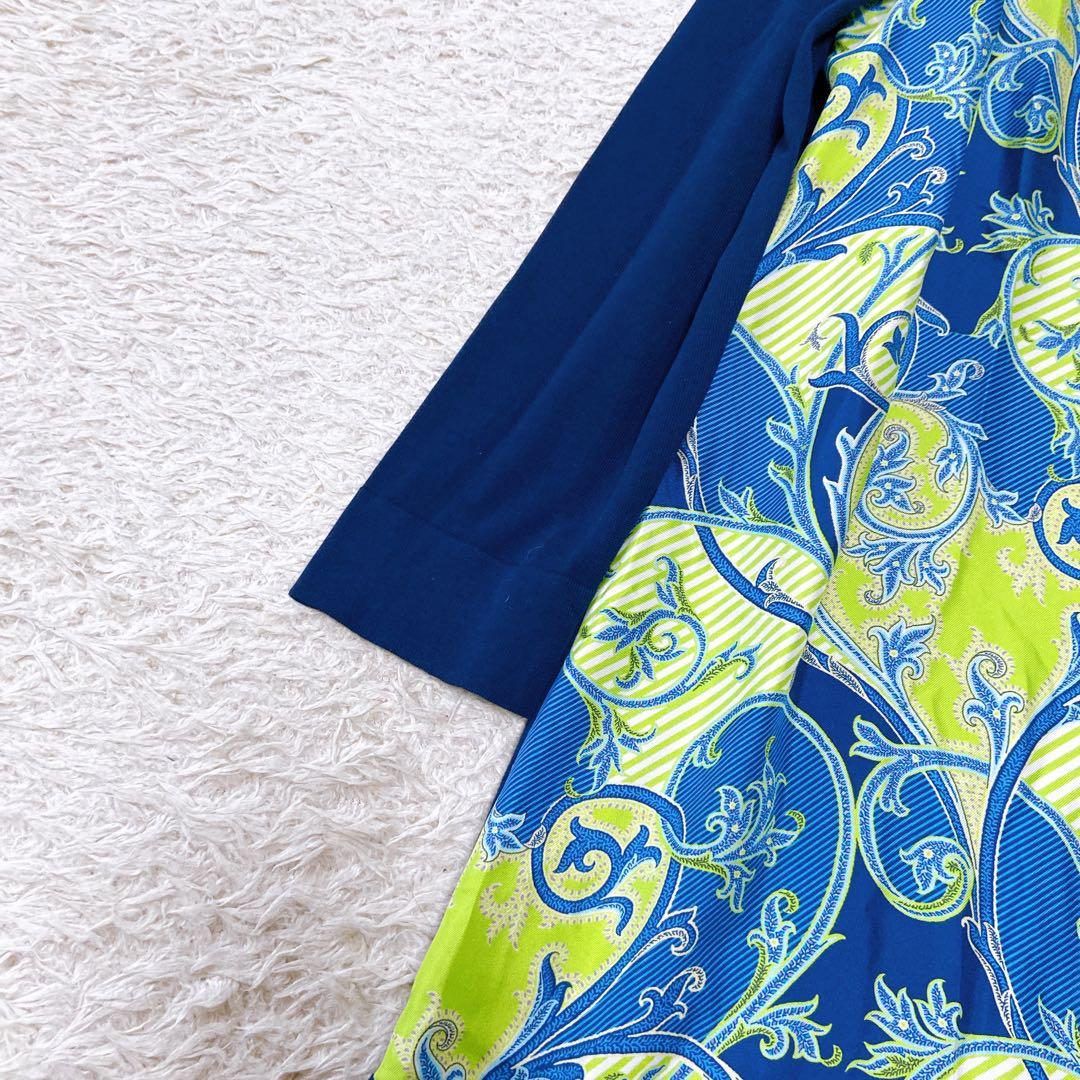 新品未使用　ダーマコレクション　シルクペイズリー柄　チュニックワンピース