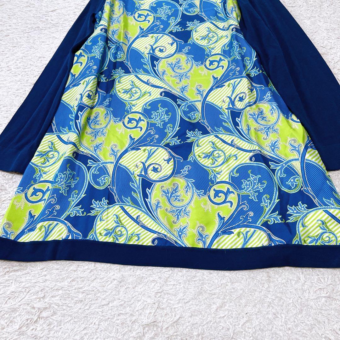 新品未使用　ダーマコレクション　シルクペイズリー柄　チュニックワンピース